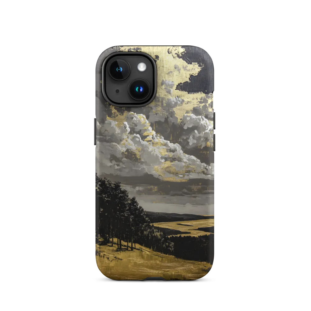 Golden Serenity in a Dramatic Sky