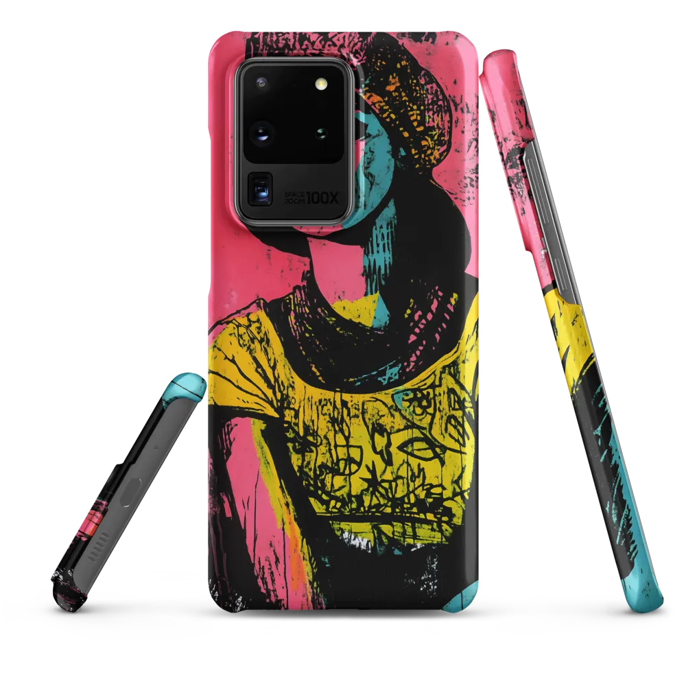 Urban Elegance: A Graffiti Portrait