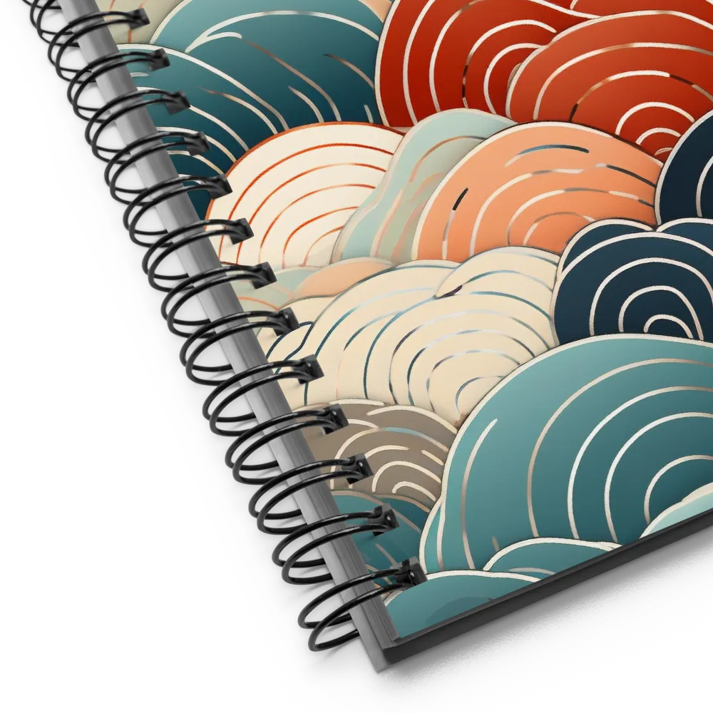 Rhythms of Waves | Spiral Notebook