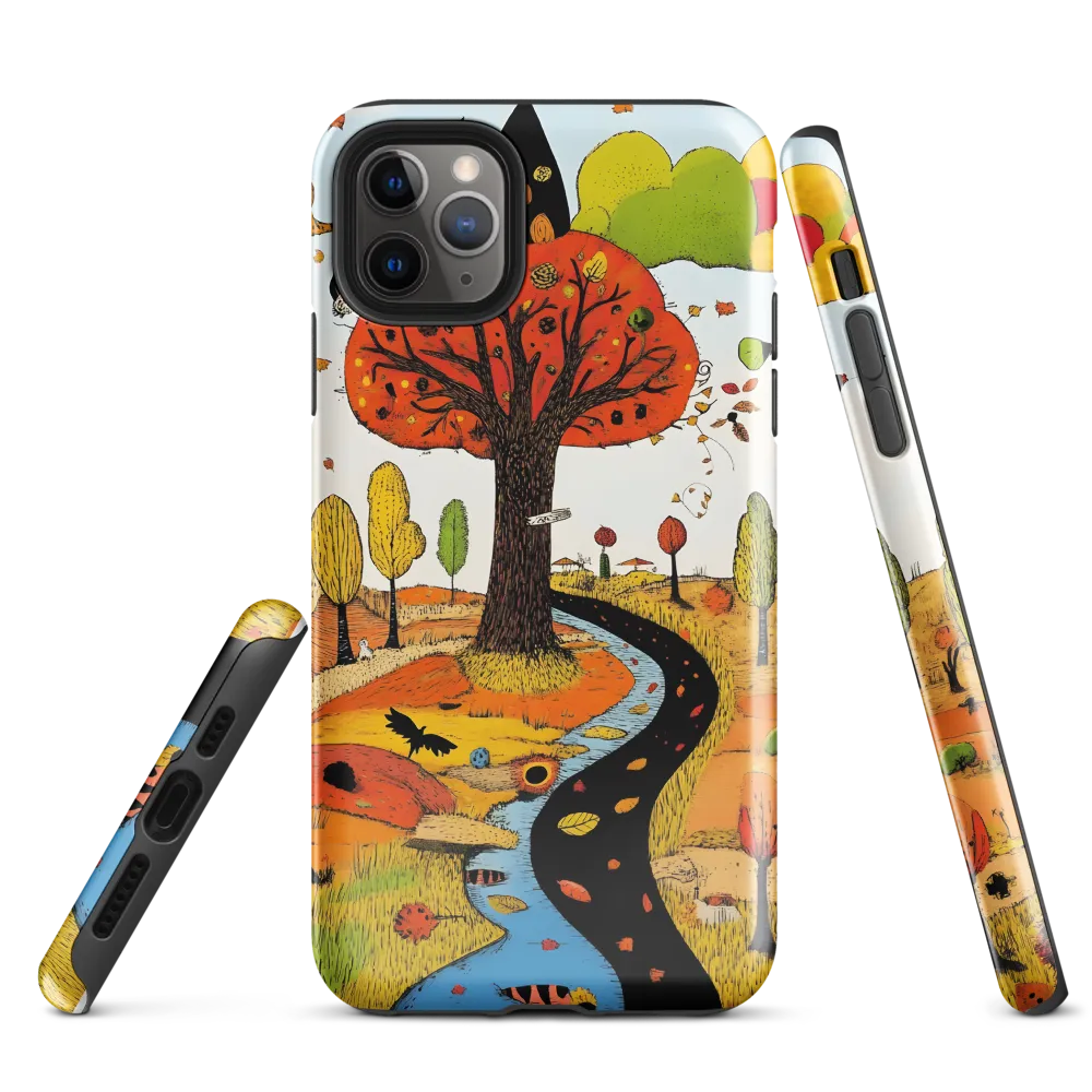 Whimsical Autumn Journey | Phone Case |  11 Pro Max | Tough Case | Glossy