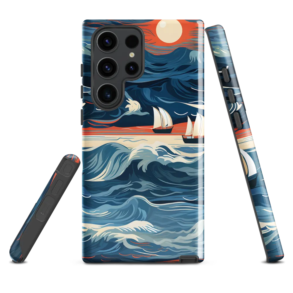 Ocean Whispers: A Voyage at Dusk