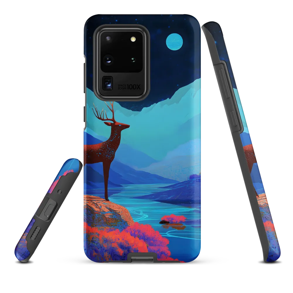 Cosmic Serenity: The Starlit Stag