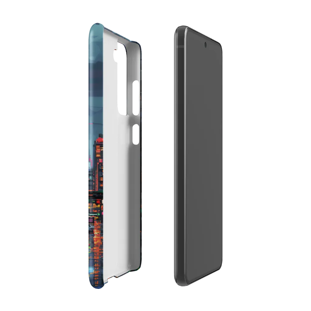Neon Dreams: A Pixelated Urban Night