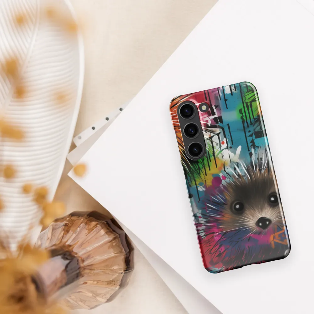 Whimsical Hedgehogs in a Kaleidoscopic Wonderland