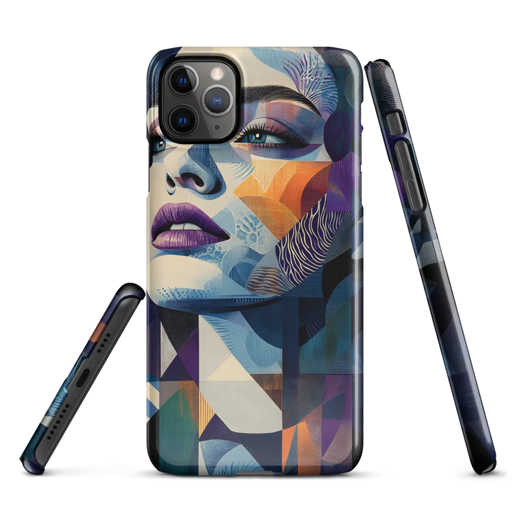 Fragmented Mystery: A Modern Portrait | Phone Case |  11 Pro Max | Snap Case | Glossy