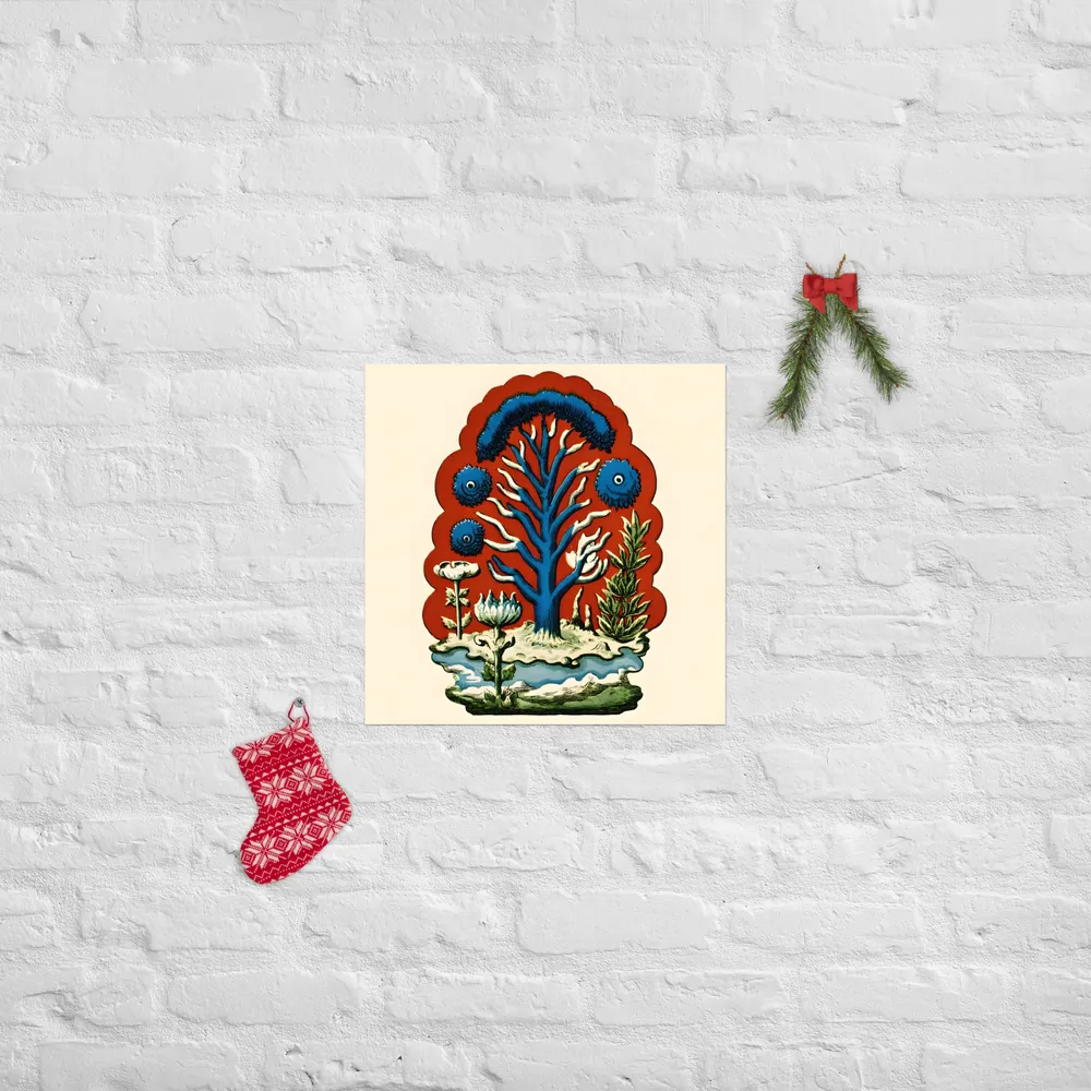 Azure Arbor 
 Poster | 18″x 18″