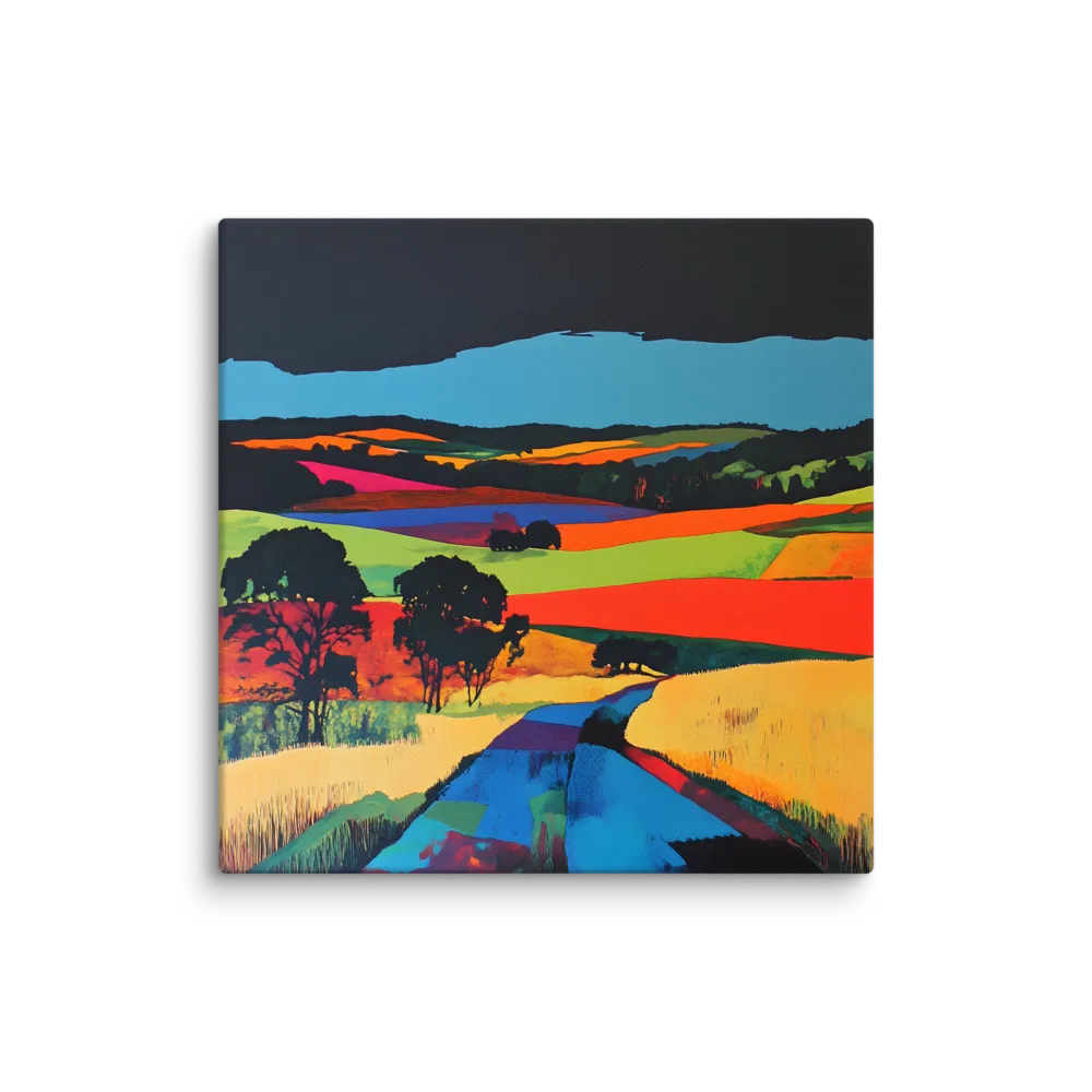 Vibrant Countryside | Canvas | 28″×28″