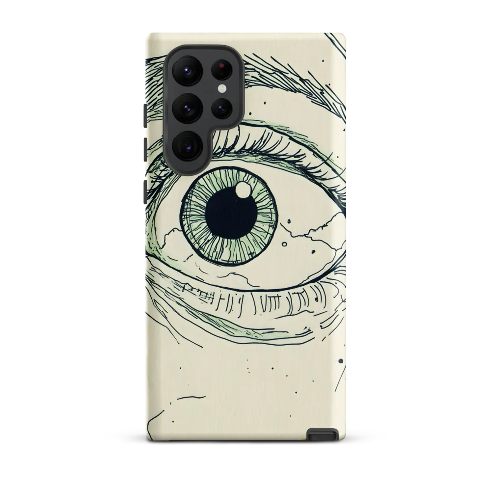 Observant Gaze | Phone Case |  S22 Ultra | Tough Case | Matte