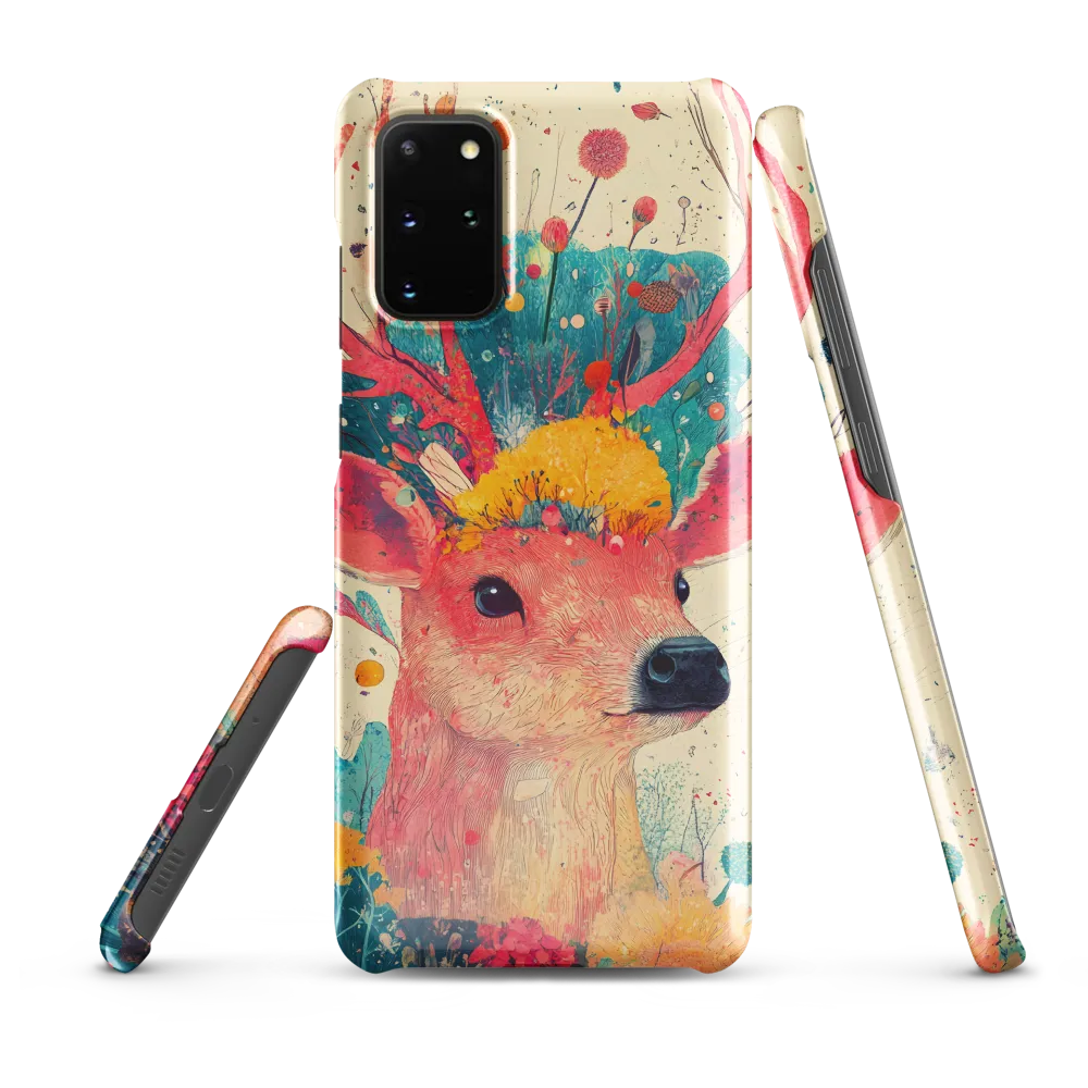 Whimsical Harmony: A Deer in Bloom