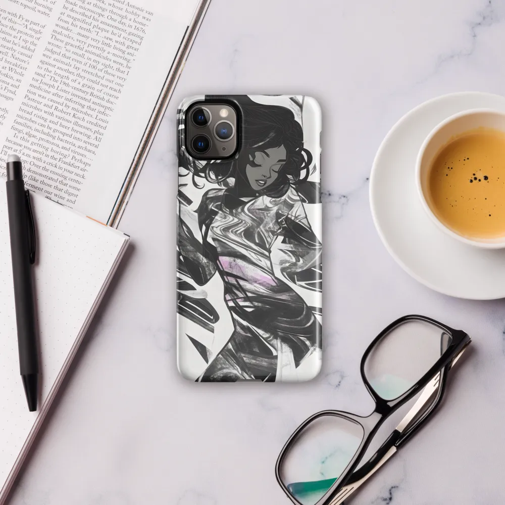 Fluid Grace: The Dance of Shadows | Phone Case |  11 Pro Max | Snap Case | Glossy