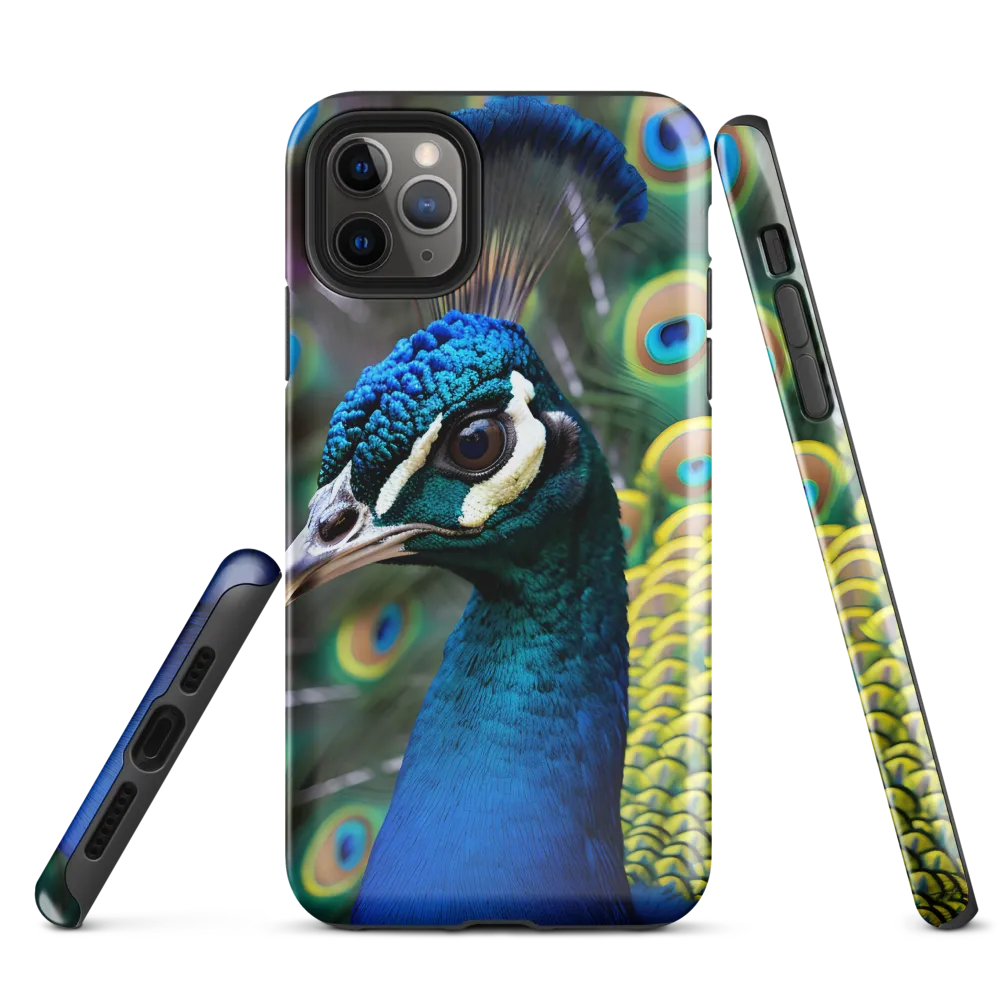 Regal Plumage: The Peacock's Splendor | Phone Case |  11 Pro Max | Tough Case | Glossy