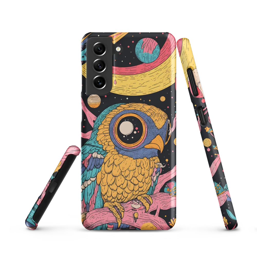Whimsical Cosmic Owl | Phone Case |  S21 | Snap Case | Matte