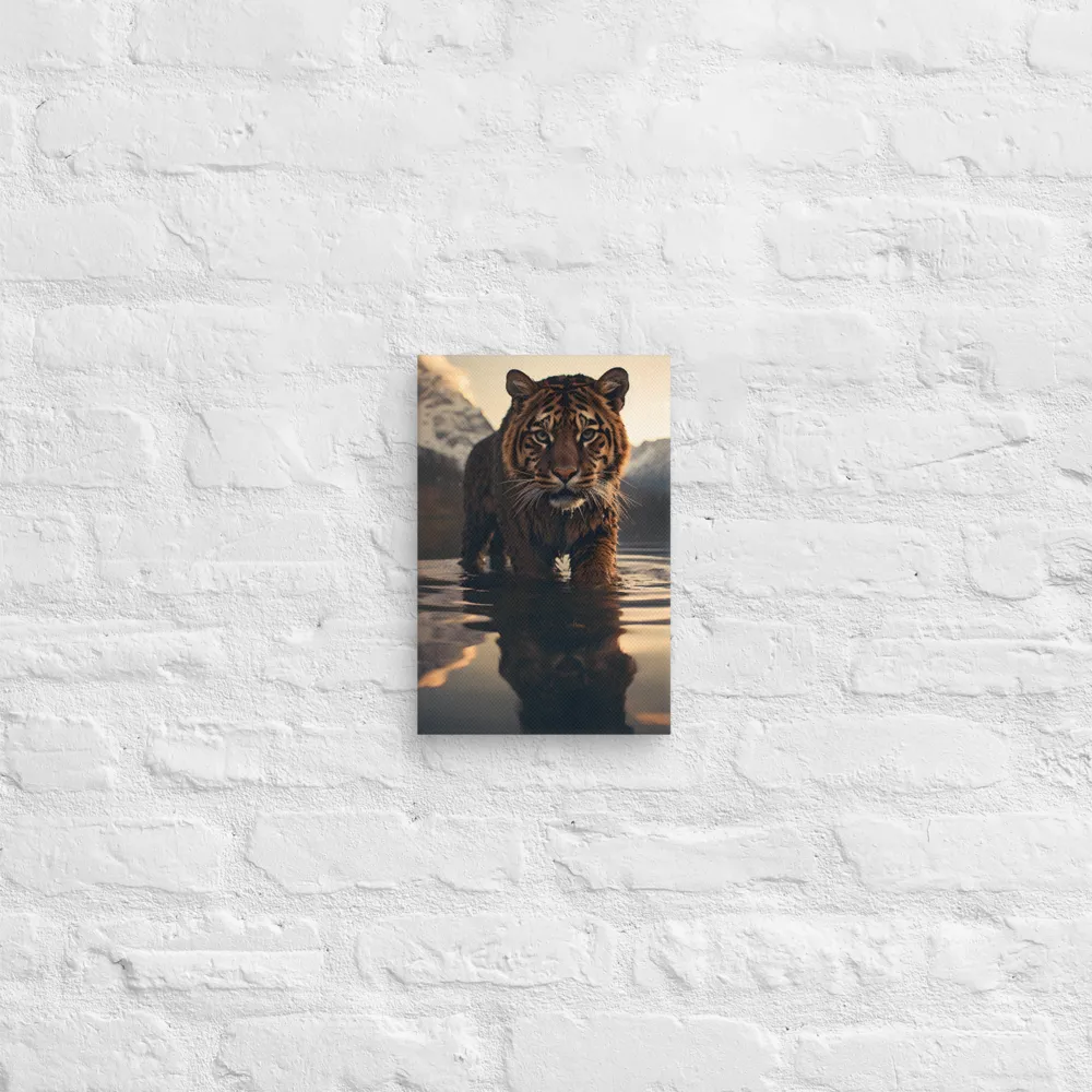 Majestic Reflection: The Tiger's Domain