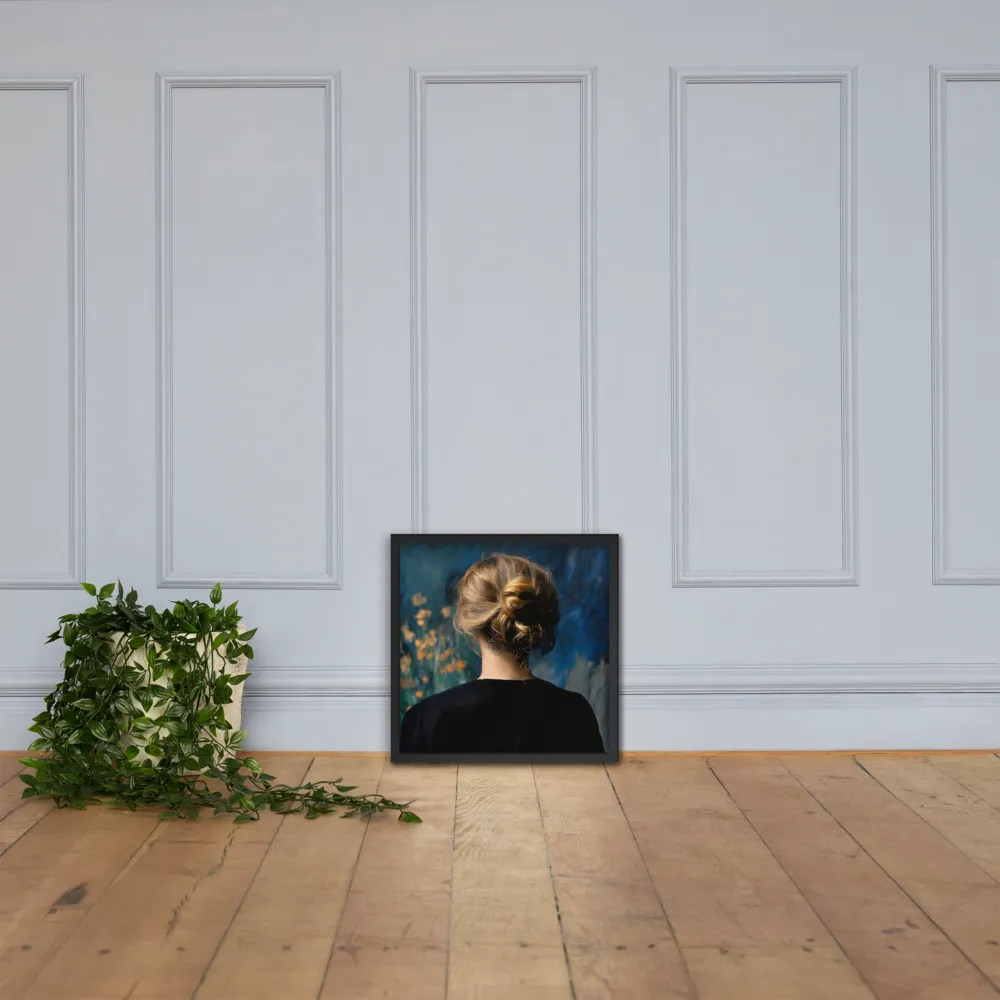 Whispers of Tranquility | Poster with Black Frame | 18″×18″