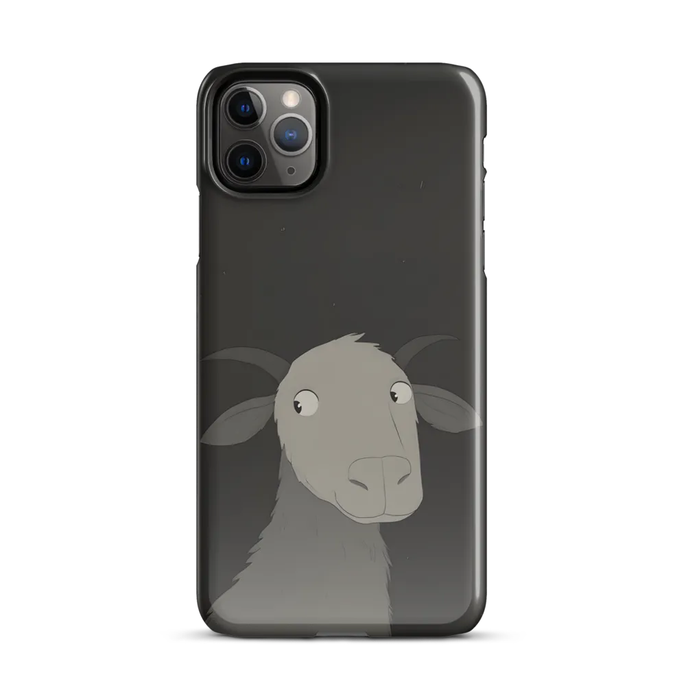 Whimsical Goat in Darkness | Phone Case |  11 Pro Max | Snap Case | Glossy