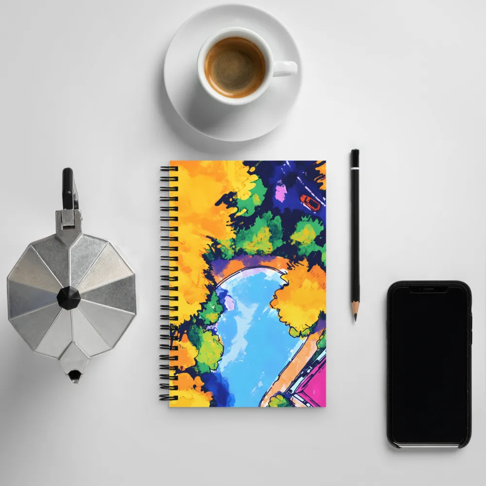 Vibrant Waterscape | Spiral Notebook