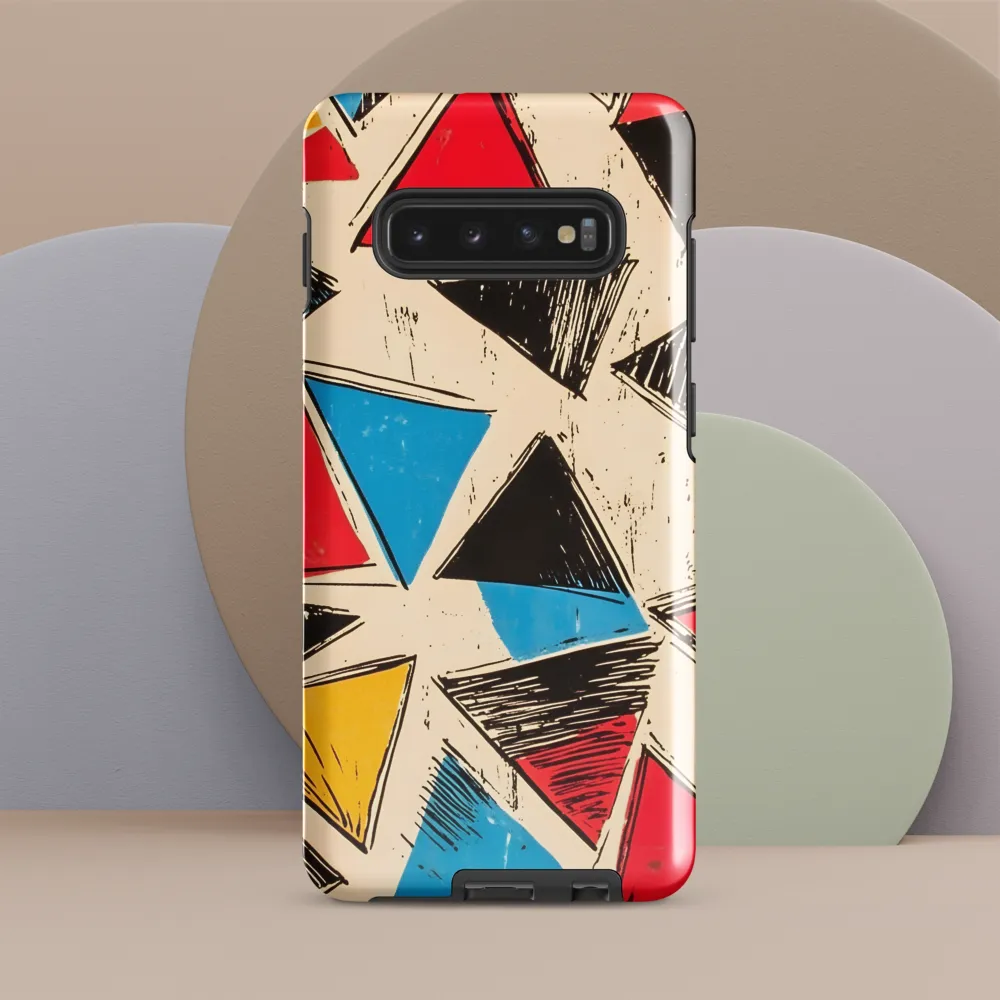 Vibrant Geometry | Phone Case |  S10 Plus | Tough Case | Glossy