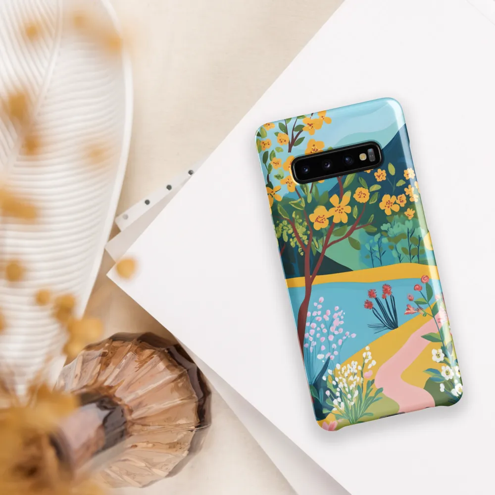 Blossoms by the Tranquil Waters | Phone Case |  S10 Plus | Snap Case | Glossy