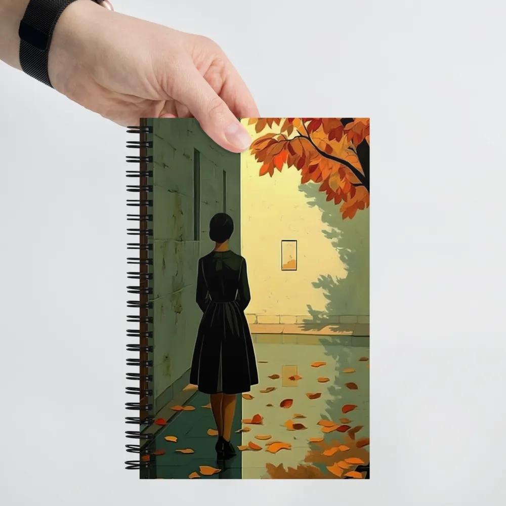 Solitude in Autumn | Spiral Notebook