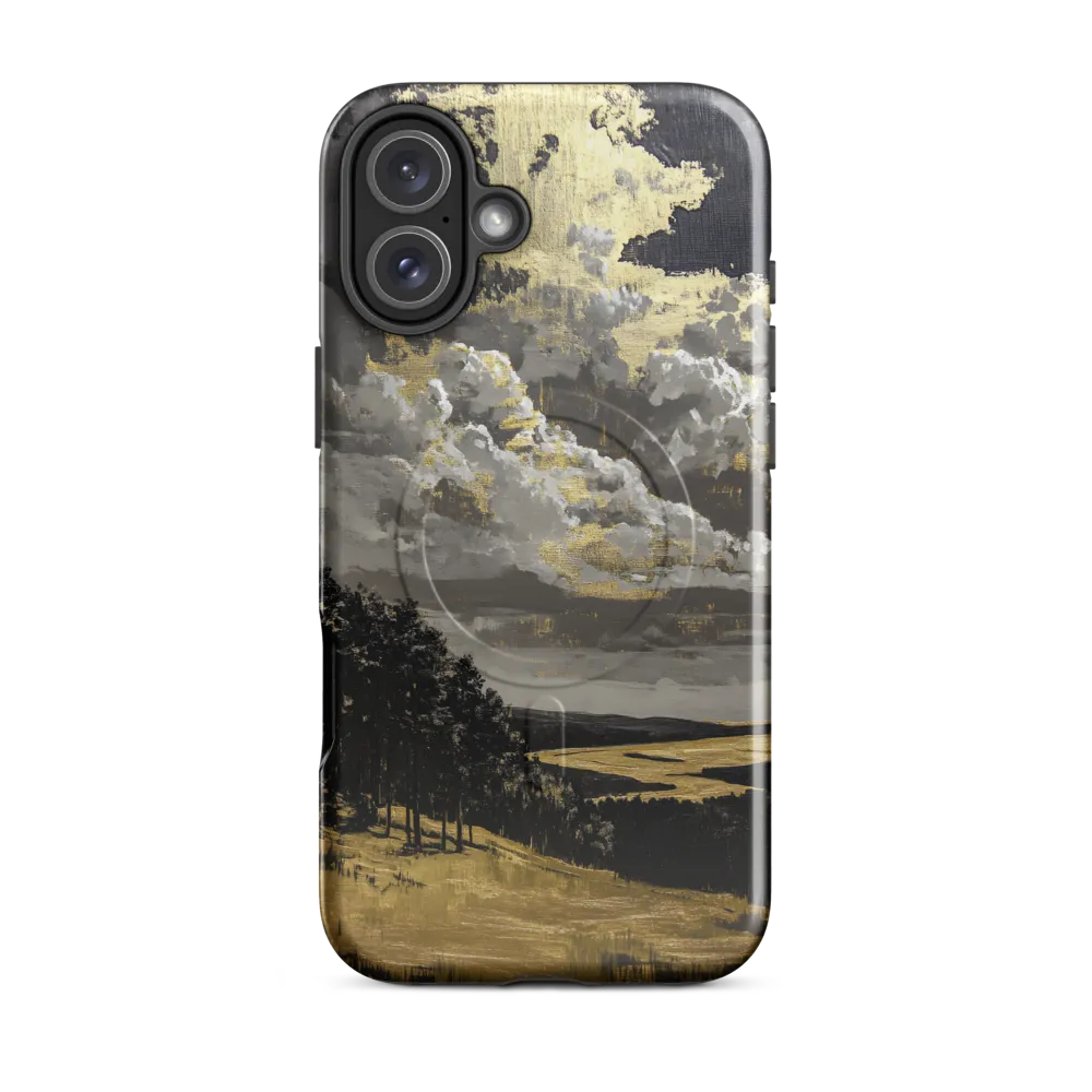 Golden Serenity in a Dramatic Sky | Phone Case |  16 Plus | MagSafe® Tough Case | Glossy