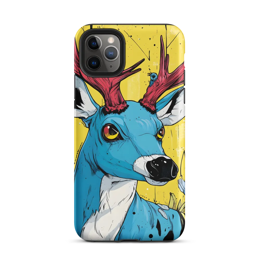 Vivid Antlers: A Modern Take on Nature