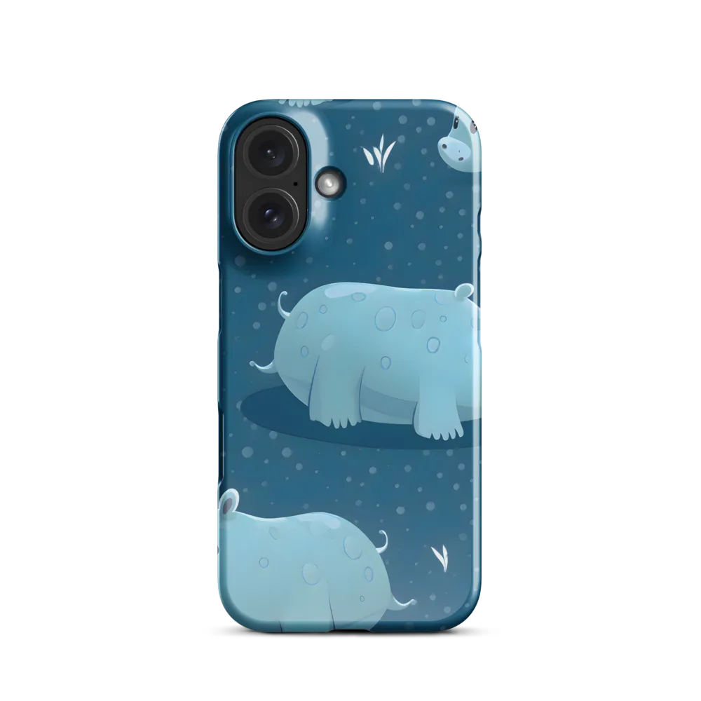 Whimsical Hippo Play | Phone Case