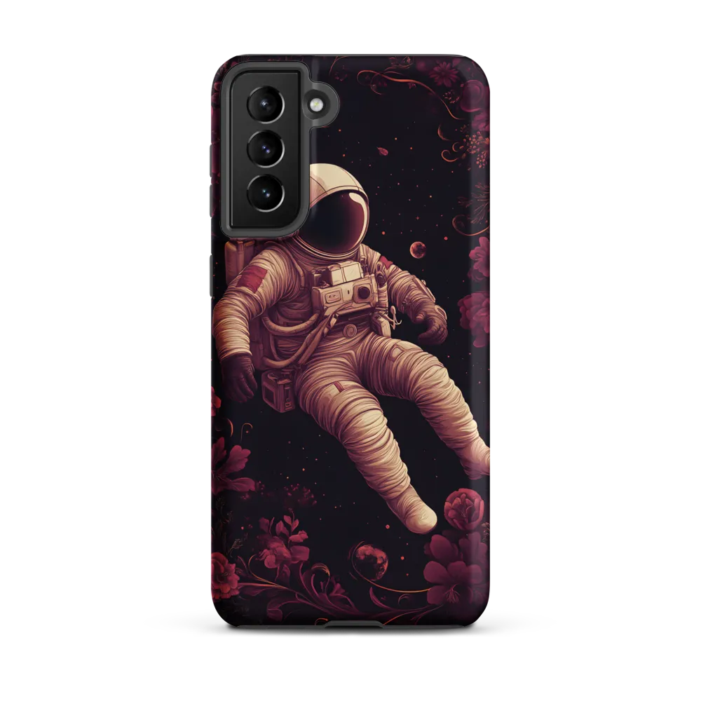 Cosmic Bloom: An Astronaut's Journey