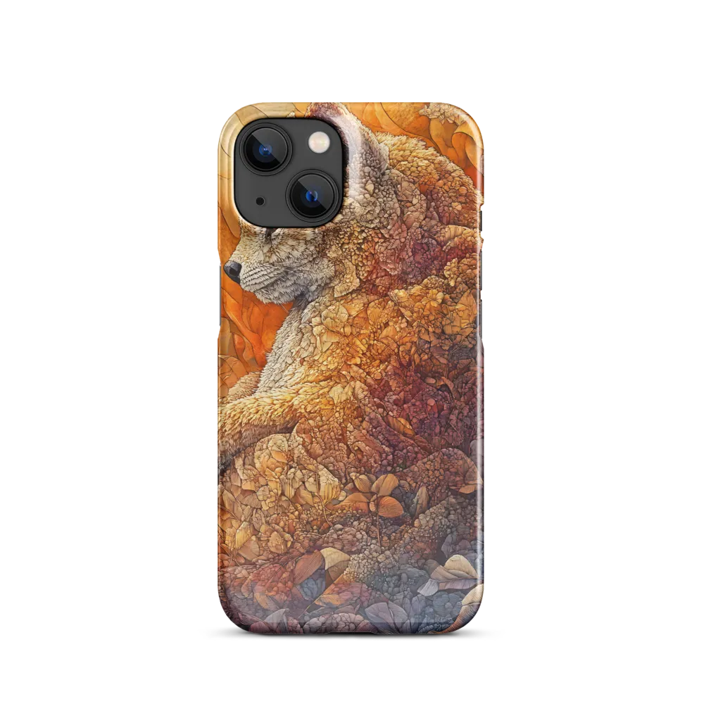 Amber Sentinel — Fox in a Floral Tapestry