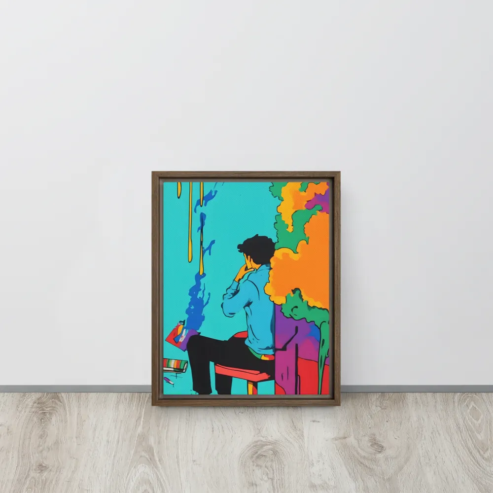 The Artist Within | Canvas with Brown Frame | 11″×14″