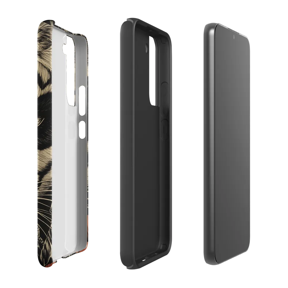 Feline Majesty: The Human-Leopard Connection | Phone Case |  S22 Plus | Tough Case | Matte