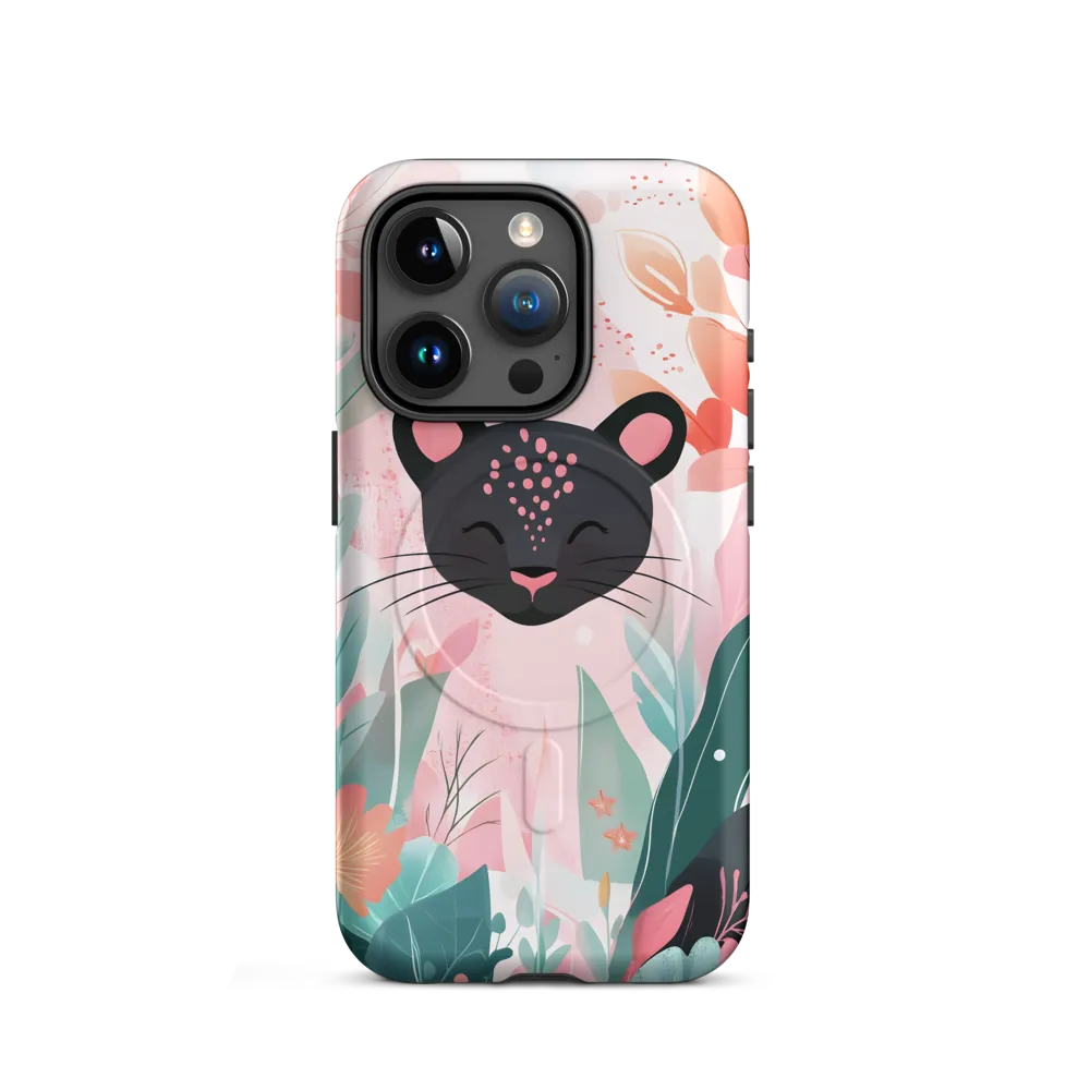 Whimsical Panther in Bloom