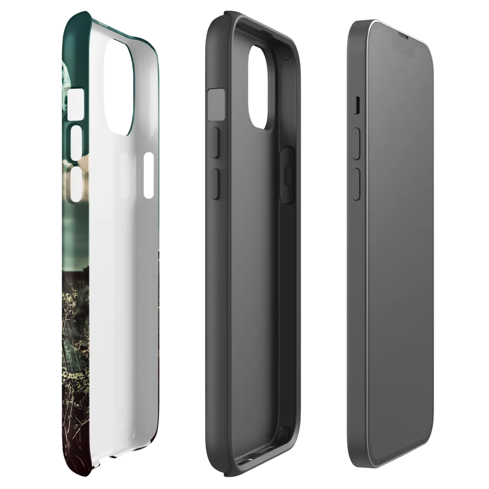 Moonlit Blossom | Phone Case |  14 Plus | Tough Case | Glossy