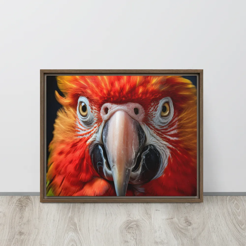 The Fiery Gaze of the Parrot