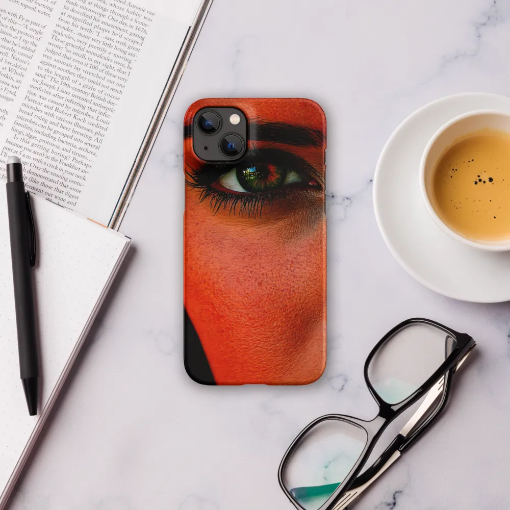 Gaze of Intensity | Phone Case |  14 Plus | Snap Case | Matte