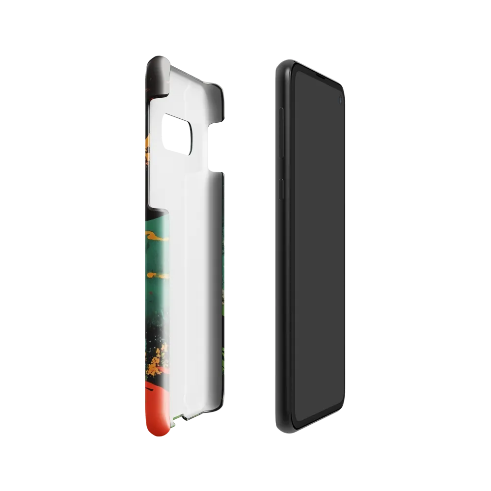 Journey Through the Cosmic Canvas | Phone Case |  S10e | Snap Case | Glossy