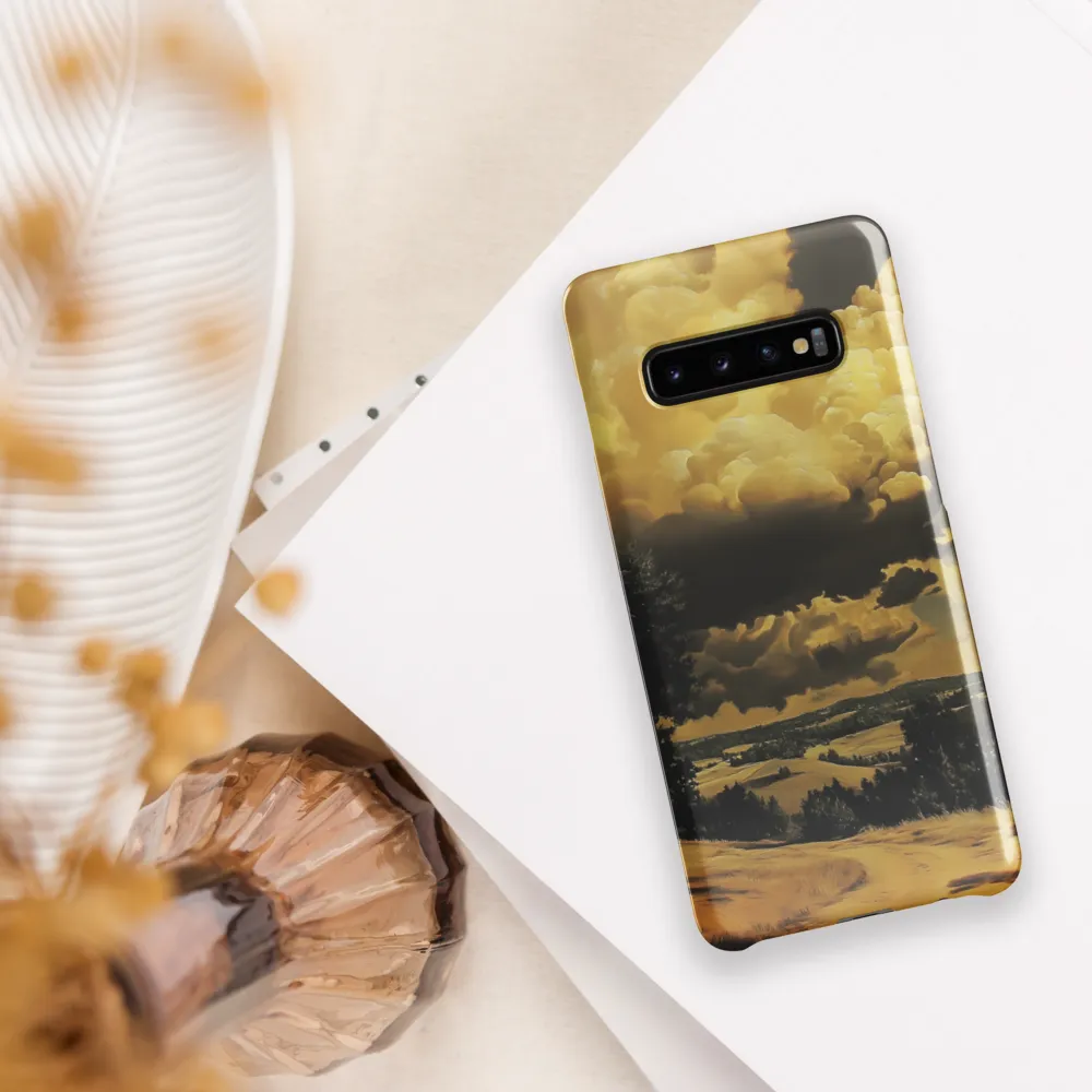 Golden Serenity in the Landscape | Phone Case |  S10 Plus | Snap Case | Glossy