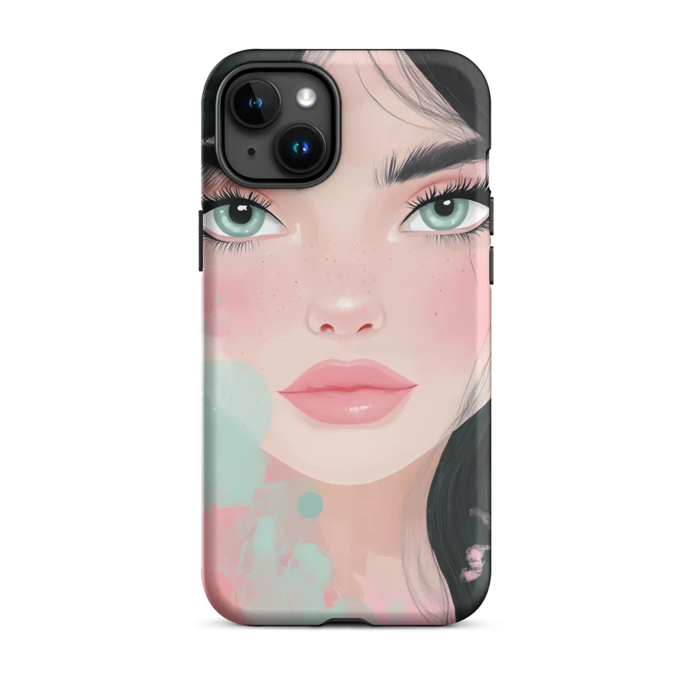 Dreamy Serenity: Portrait of a Young Woman
