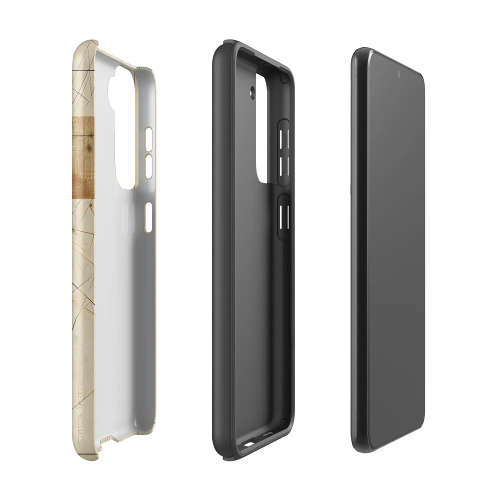 Elegance in Lines | Phone Case |  S21 | Tough Case | Matte
