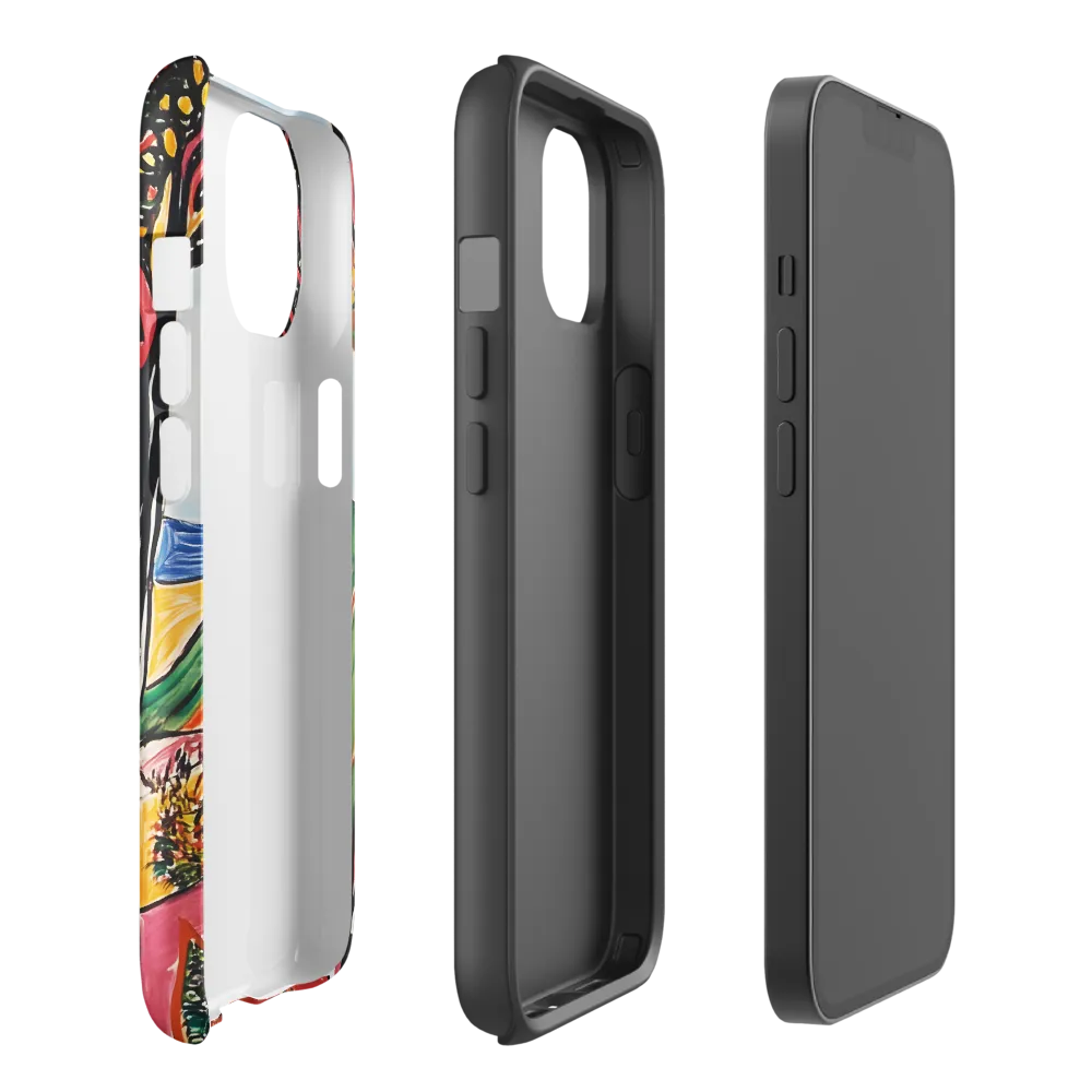 Vibrant Nature's Embrace | Phone Case |  14 | Tough Case | Glossy