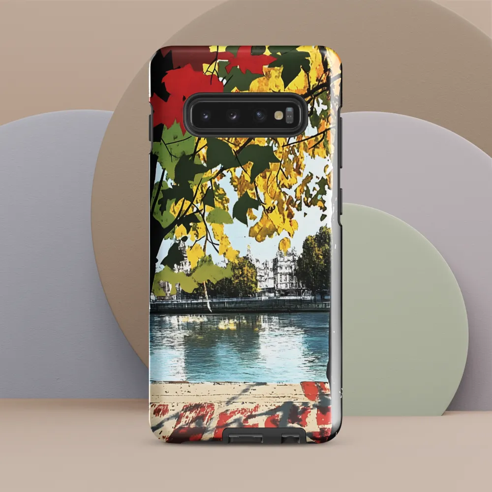 Nostalgic Reflections in Autumn Colors | Phone Case |  S10 Plus | Tough Case | Glossy