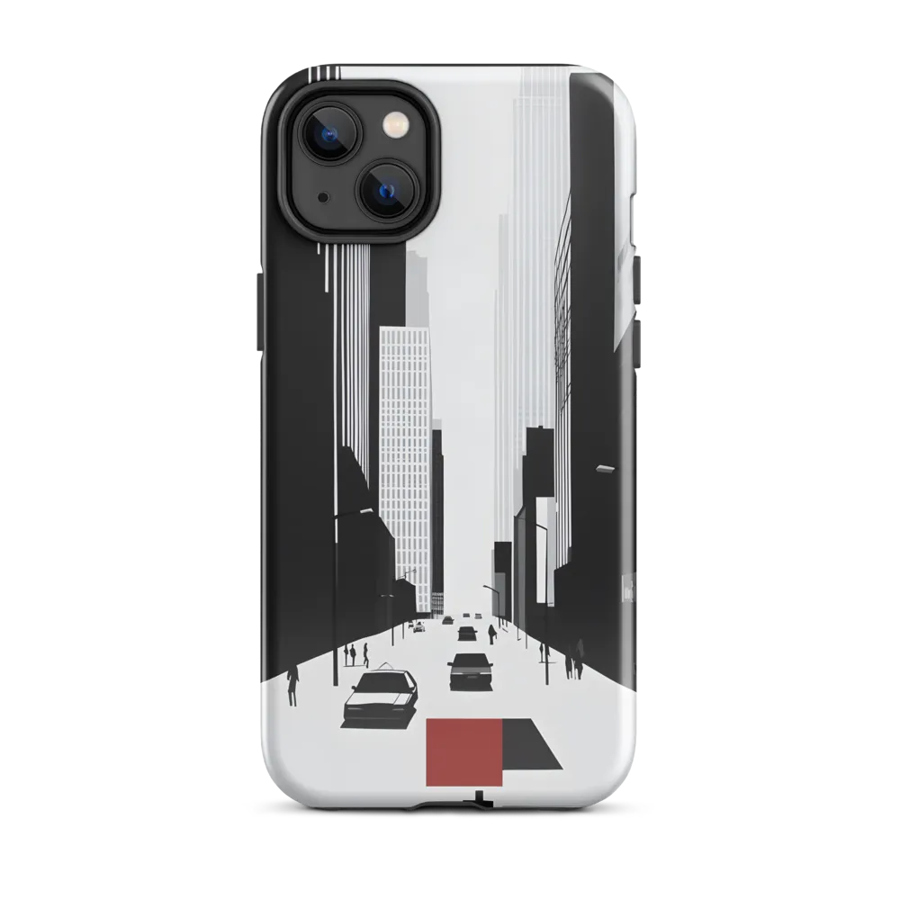 Urban Solitude: A Minimalistic Cityscape