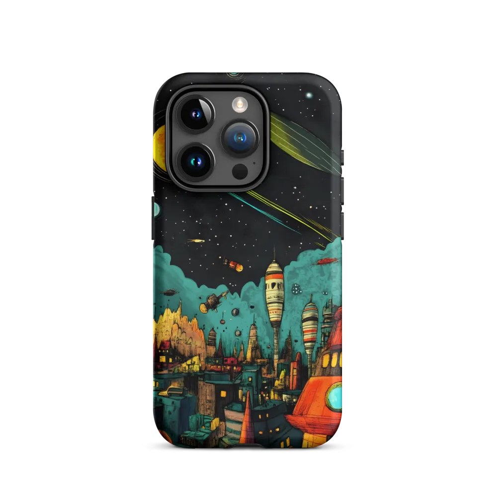 Galactic Cityscape: A Journey Through Imagination