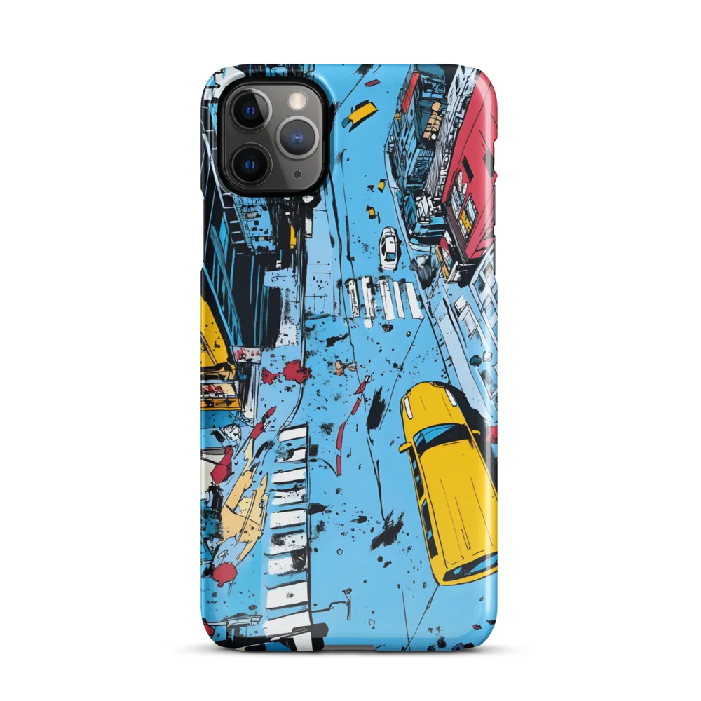 Urban Chaos: Aerial View of City Life | Phone Case |  11 Pro Max | Snap Case | Glossy