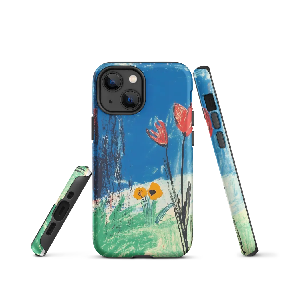 Joyful Blossoms in Blue