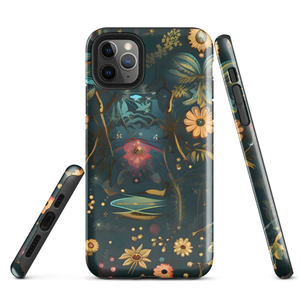 Whimsy in Flora: An Art Nouveau Journey | Phone Case |  11 Pro Max | Tough Case | Glossy