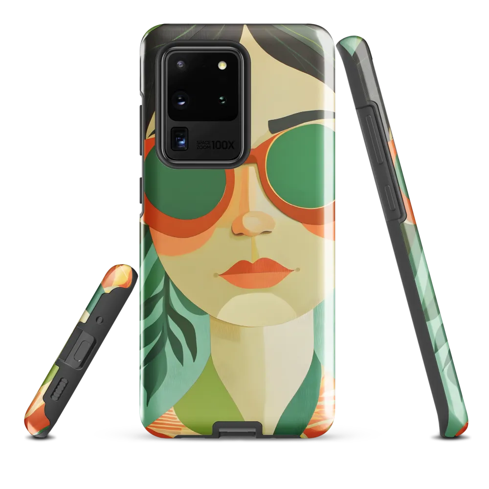 Bold Serenity: A Modern Portrait