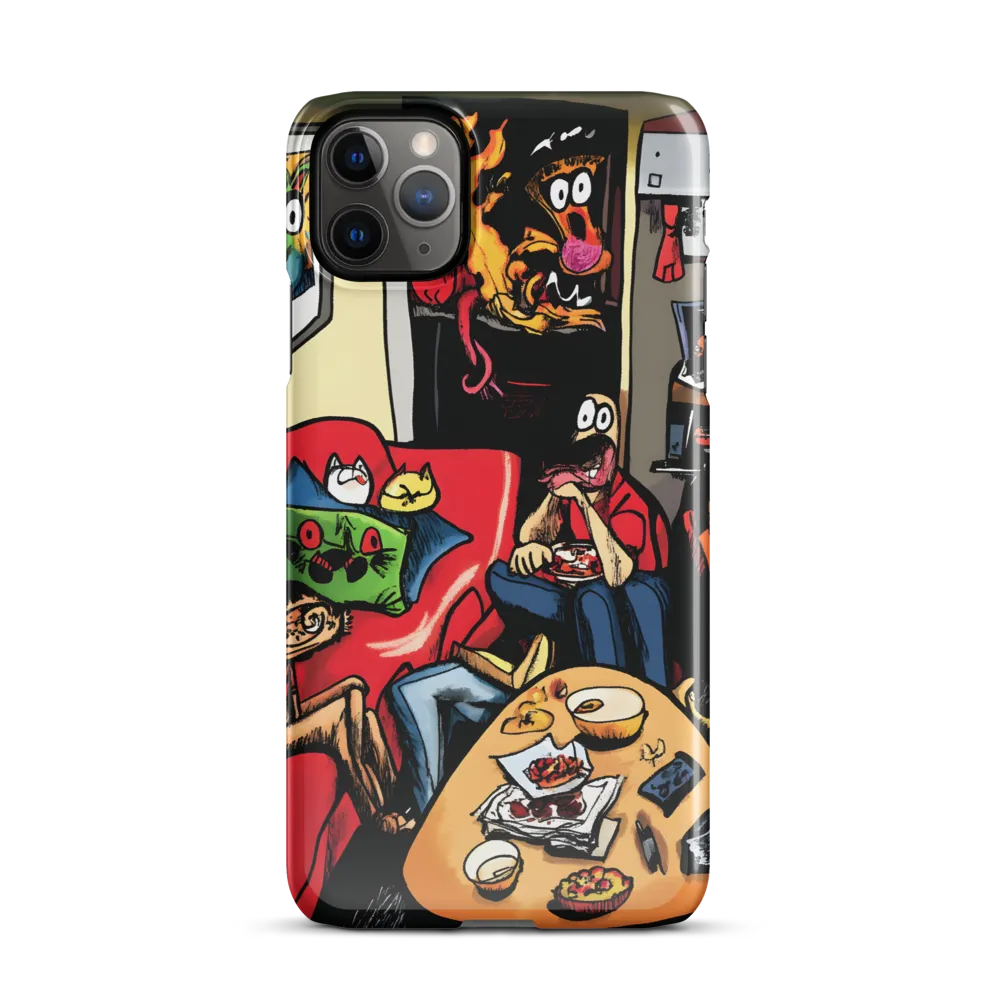 Whimsical Gathering in a Colorful Realm | Phone Case |  11 Pro Max | Snap Case | Glossy