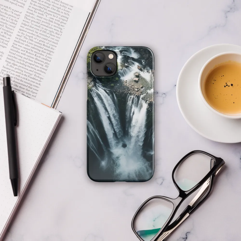 Nature's Power: The Cascading Waterfall | Phone Case |  14 Plus | Snap Case | Glossy