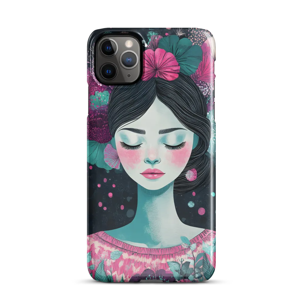 Embrace of Floral Serenity | Phone Case |  11 Pro Max | Snap Case | Glossy