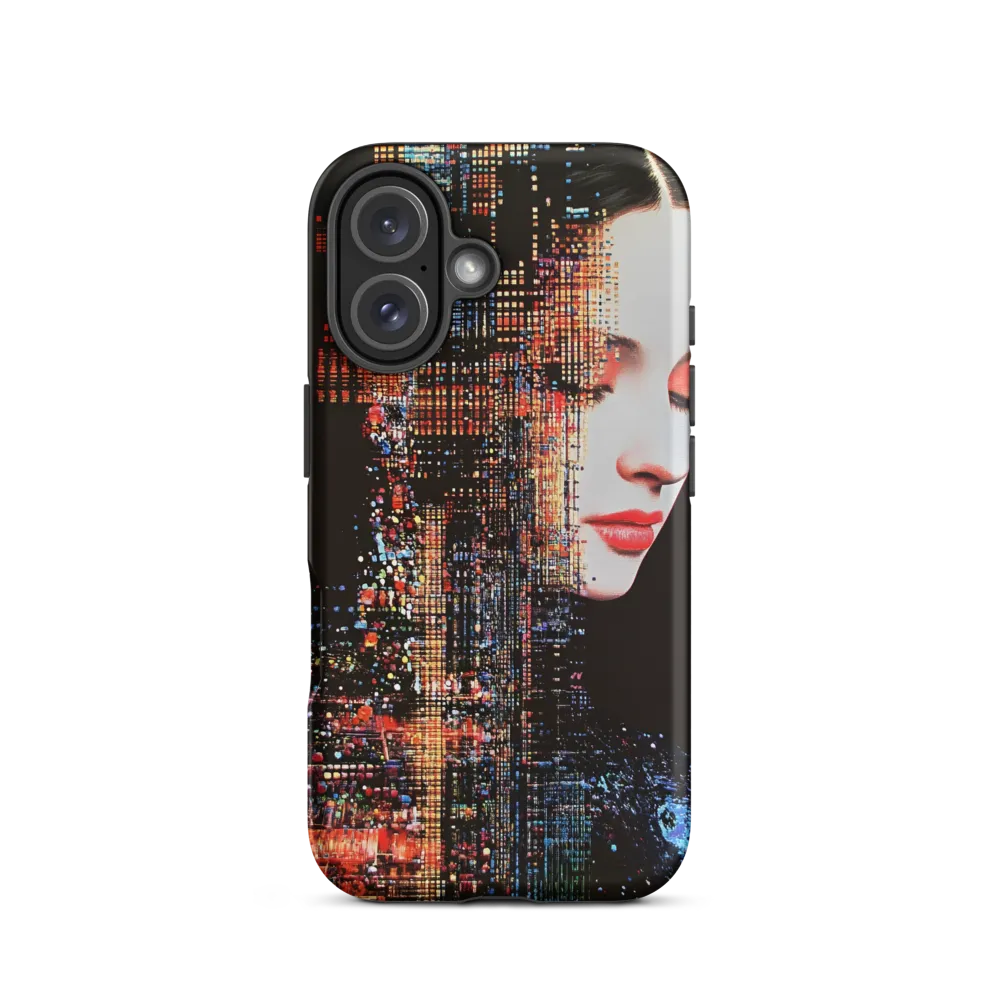 Pixelated Dreams: A Melding of Technology and Emotion | Phone Case